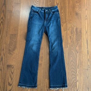 Dark Blue Flare Women's Jeans